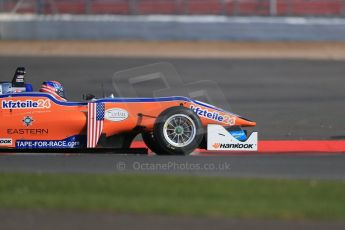 World © Octane Photographic Ltd. FIA European F3 Championship, Silverstone test day, UK, Tuesday 7th April 2015. kfzteile24 Mucke Motorsport – Santino Ferrucci, Dallara F312 – Mercedes-Benz. Digital Ref : 1216LB1D4215