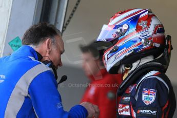 World © Octane Photographic Ltd. FIA European F3 Championship, Silverstone test day, UK, Tuesday 7th April 2015. Carlin – George Russell, Dallara F312 – Volkswagen. Digital Ref :