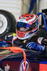 World © Octane Photographic Ltd. FIA European F3 Championship, Silverstone test day, UK, Tuesday 7th April 2015. Carlin – George Russell, Dallara F312 – Volkswagen. Digital Ref :