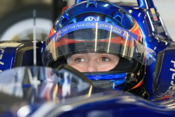 World © Octane Photographic Ltd. FIA European F3 Championship, Silverstone test day, UK, Tuesday 7th April 2015. Carlin – Tatiana Calderon, Dallara F312 – Volkswagen. Digital Ref :