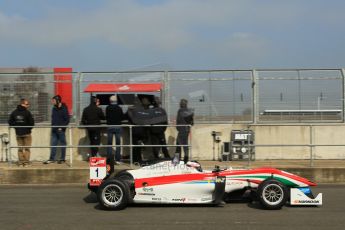 World © Octane Photographic Ltd. FIA European F3 Championship, Silverstone test day, UK, Tuesday 7th April 2015. Prema Powerteam – Felix Rosenqvist, Dallara F312 – Mercedes-Benz. Digital Ref : 1216LW1L8415