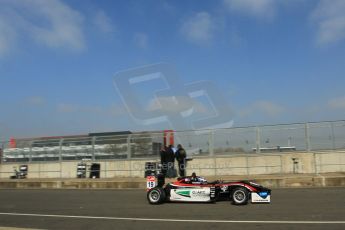 World © Octane Photographic Ltd. FIA European F3 Championship, Silverstone test day, UK, Tuesday 7th April 2015. Double R Racing – Matt Solomon, Dallara F312 – Mercedes-Benz. Digital Ref : 1216LW1L8487