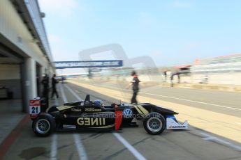 World © Octane Photographic Ltd. FIA European F3 Championship, Silverstone test day, UK, Tuesday 7th April 2015. Signature – Alexander Albon, Dallara F312 – Volkswagen. Digital Ref : 1216LW1L8685