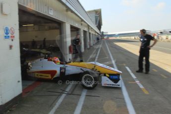 World © Octane Photographic Ltd. FIA European F3 Championship, Silverstone test day, UK, Tuesday 7th April 2015. Van Amersfoort Racing – Arjun Maini, Dallara F312 – Volkswagen. Digital Ref : 1216LW1L8706