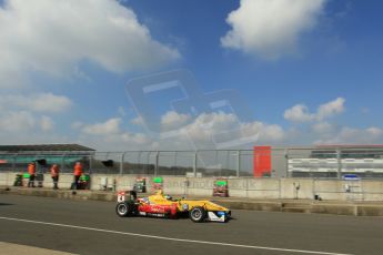 World © Octane Photographic Ltd. FIA European F3 Championship, Silverstone test day, UK, Tuesday 7th April 2015. Jagonya Ayam with Carlin – Gustavo Menezes, Dallara F312 – Volkswagen. Digital Ref : 1216LW1L8726