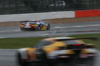 World © Octane Photographic Ltd. FIA World Endurance Championship (WEC), 6 Hours of Silverstone Free Practice 3, UK, Saturday 11th April 2015. AF Corse – Ferrari F458 Italia GT2 - LMGTE Pro – Davide Rigon and James Calado and Labre Competition – Chevrolet Corvette C7.R - LMGTE Am – Gianluca Roda, Paolo Ruberti and Kristian Poulson. Digital Ref : 1221LB1D7332
