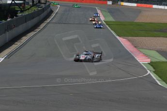 World © Octane Photographic Ltd. FIA World Endurance Championship (WEC), 6 Hours of Silverstone Race, UK, Sunday 12th April 2015. Audi Sport Team Joest- Audi R18 e-tron Quatrro - LMP1 - Andre Lotterer, Benoit Treluyer and Marcel Fassler. Digital Ref : 1225LB1D8676