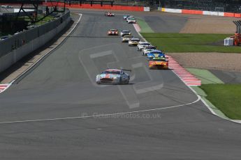 World © Octane Photographic Ltd. FIA World Endurance Championship (WEC), 6 Hours of Silverstone Race, UK, Sunday 12th April 2015. Aston Martin Racing – Aston Martin Vantage GTE - LMGTE Pro – Marco Sorensen, Niki Thiim and Christoffer Nygaard then Darren Turner and Stefan Mucke followed by Aston Martin Racing V8 – Aston Martin Vantage GTE - LMGTE Pro – Fernando Rees, Alex MacDowall and Richie Stanaway. Digital Ref : 1225LB1D8701
