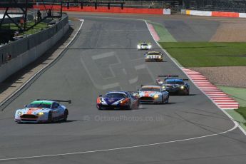 World © Octane Photographic Ltd. FIA World Endurance Championship (WEC), 6 Hours of Silverstone Race, UK, Sunday 12th April 2015. Aston Martin Racing - Aston Martin Vantage GTE – LMGTE Am – Paul Dalla Lana, Pedro Lamy and Mathias Lauda and SMP Racing – Ferrari F458 Italia GT2 - LMGTE Am – Viktor Shaytar, Aleksey Basov and Andrea Bertolini. Digital Ref : 1225LB1D8707