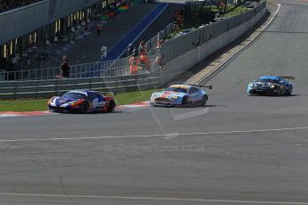 World © Octane Photographic Ltd. FIA World Endurance Championship (WEC), 6 Hours of Silverstone Race, UK, Sunday 12th April 2015. SMP Racing – Ferrari F458 Italia GT2 - LMGTE Am – Viktor Shaytar, Aleksey Basov and Andrea Bertolini and Aston Martin Racing – Aston Martin Vantage GTE - LMGTE Am – Roalde Goethe, Stuart Hall and Francesco Castellacci. Digital Ref : 1225LB1D8711