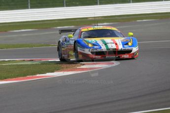World © Octane Photographic Ltd. FIA World Endurance Championship (WEC), 6 Hours of Silverstone Race, UK, Sunday 12th April 2015. AF Corse – Ferrari F458 Italia GT2 - LMGTE Pro – Davide Rigon and James Calado. Digital Ref : 1225LB1D8796