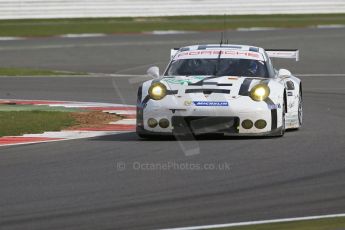 World © Octane Photographic Ltd. FIA World Endurance Championship (WEC), 6 Hours of Silverstone Race, UK, Sunday 12th April 2015. Porsche Team Manthey - Porsche 911RSR - LMGTE Pro – Patrick Pilet and Frederic Makowiecki. Digital Ref : 1225LB1D8839