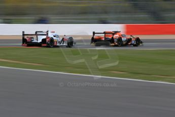 World © Octane Photographic Ltd. FIA World Endurance Championship (WEC), 6 Hours of Silverstone Race, UK, Sunday 12th April 2015. G-Drive Racing – Ligier JS P2 – LMP2 – Roman Rusinov, Julien Canal and Sam Bird and Audi Sport Team Joest- Audi R18 e-tron Quatrro - LMP1 - Oliver Jarvis, Lucas di Grassi and Loic Duval. Digital Ref : 1225LB1D9125