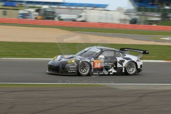 World © Octane Photographic Ltd. FIA World Endurance Championship (WEC), 6 Hours of Silverstone Race, UK, Sunday 12th April 2015. Abu Dhabi-Proton Racing – Porsche 911 RSR - LMGTE Am – Christian Ried, Klaus Bachler and Khaled Al Qubaisi. Digital Ref : 1225LW1L1101