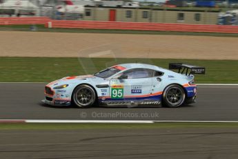 World © Octane Photographic Ltd. FIA World Endurance Championship (WEC), 6 Hours of Silverstone Race, UK, Sunday 12th April 2015. Aston Martin Racing – Aston Martin Vantage GTE - LMGTE Pro – Marco Sorensen, Niki Thiim and Christoffer Nygaard. Digital Ref : 1225LW1L1346