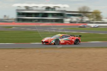 World © Octane Photographic Ltd. FIA World Endurance Championship (WEC), 6 Hours of Silverstone Race, UK, Sunday 12th April 2015. AF Corse – Ferrari F458 Italia GT2 - LMGTE Am – Francois Perrodo, Emmanuel Collard and Rui Aguas. Digital Ref : 1225LW1L1532