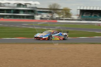 World © Octane Photographic Ltd. FIA World Endurance Championship (WEC), 6 Hours of Silverstone Race, UK, Sunday 12th April 2015. AF Corse – Ferrari F458 Italia GT2 - LMGTE Pro – Gianmaria Bruni and Toni Vilander. Digital Ref : 1225LW1L1551