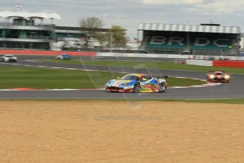 World © Octane Photographic Ltd. FIA World Endurance Championship (WEC), 6 Hours of Silverstone Race, UK, Sunday 12th April 2015. AF Corse – Ferrari F458 Italia GT2 - LMGTE Pro – Davide Rigon and James Calado. Digital Ref : 1225LW1L1628