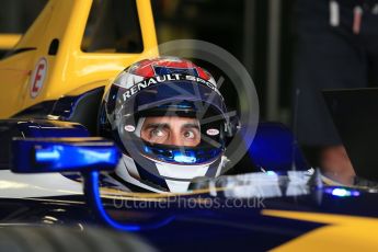 World © Octane Photographic Ltd. FIA Formula E testing – Donington Park 10th August 2015, Renault Z.E.15. Renault e.Dams – Sebastien Buemi. Digital Ref : 1366LB1D4281