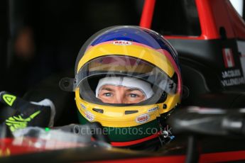 World © Octane Photographic Ltd. FIA Formula E testing – Donington Park 10th August 2015, Venturi VM200-FE-01. Venturi – Jacques Villeneuve. Digital Ref : 1366LB1D4421