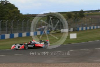 World © Octane Photographic Ltd. FIA Formula E testing – Donington Park 10th August 2015, Mahindra M2ELECTRO. Mahindra – Nick Heidfeld. Digital Ref : 1366LB1D4576