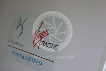 World © Octane Photographic Ltd. FIA Formula E testing – Donington Park 11th August 2015, Virgin DSV-01. DS Virgin Racing logo. Digital Ref : 1367LB1D4650