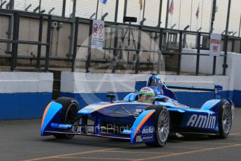 World © Octane Photographic Ltd. FIA Formula E testing – Donington Park 11th August 2015, Andretti ATEC-01. Amlin-Andretti – Simona di Silvestro. Digital Ref : 1367LB1D4751