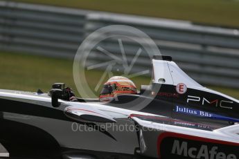 World © Octane Photographic Ltd. FIA Formula E testing – Donington Park 11th August 2015, Venturi VM200-FE-01. Dragon Racing – Jerome D’Ambrosio. Digital Ref : 1367LB1D4831