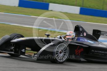 World © Octane Photographic Ltd. FIA Formula E testing – Donington Park 11th August 2015, Virgin DSV-01. DS Virgin Racing – Jean-Eric Vergne. Digital Ref : 1367LB1D4900