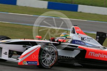 World © Octane Photographic Ltd. FIA Formula E testing – Donington Park 11th August 2015, Mahindra M2ELECTRO. Mahindra – Bruno Senna. Digital Ref : 1367LB1D4965