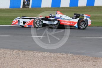 World © Octane Photographic Ltd. FIA Formula E testing – Donington Park 11th August 2015, Mahindra M2ELECTRO. Mahindra – Nick Heidfeld. Digital Ref : 1367LB1D5090