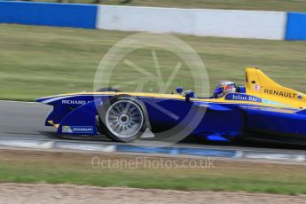 World © Octane Photographic Ltd. FIA Formula E testing – Donington Park 11th August 2015, Renault Z.E.15. Renault e.Dams – Sebastien Buemi. Digital Ref : 1367LB1D5147