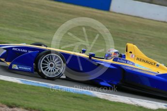 World © Octane Photographic Ltd. FIA Formula E testing – Donington Park 11th August 2015, Renault Z.E.15. Renault e.Dams – Sebastien Buemi. Digital Ref : 1367LB1D5283