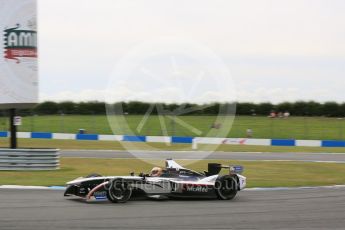 World © Octane Photographic Ltd. FIA Formula E testing – Donington Park 11th August 2015, Venturi VM200-FE-01. Dragon Racing – Jerome D’Ambrosio. Digital Ref : 1367LB5D2475