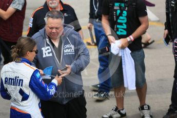 World © Octane Photographic Ltd. FIA Formula E testing – Donington Park 11th August 2015, Andretti ATEC-01. Amlin-Andretti – Simona di Silvestro. Digital Ref :