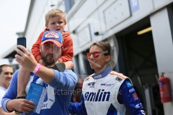 World © Octane Photographic Ltd. FIA Formula E testing – Donington Park 11th August 2015, Andretti ATEC-01. Amlin-Andretti – Simona di Silvestro. Digital Ref : 1367LB5D2500
