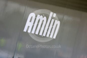 World © Octane Photographic Ltd. FIA Formula E testing – Donington Park 11th August 2015, Andretti ATEC-01. Amlin logo. Digital Ref : 1367LB5D2565