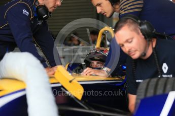 World © Octane Photographic Ltd. FIA Formula E testing – Donington Park 17th August 2015, Renault Z.E.15. Renault e.Dams – Sebastien Buemi. Digital Ref : 1368LB1D5369