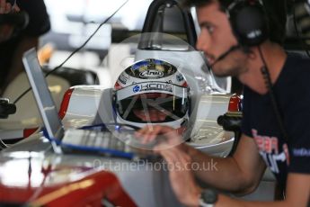 World © Octane Photographic Ltd. FIA Formula E testing – Donington Park 17th August 2015, SRT01-e. Team Aguri – Nicolas Lapierre. Digital Ref : 1368LB1D5428