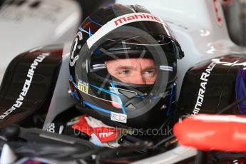 World © Octane Photographic Ltd. FIA Formula E testing – Donington Park 17th August 2015, Mahindra M2ELECTRO. Mahindra – Nick Heidfeld. Digital Ref : 1368LB1D5433