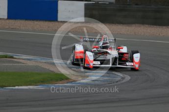 World © Octane Photographic Ltd. FIA Formula E testing – Donington Park 17th August 2015, Mahindra M2ELECTRO. Mahindra – Nick Heidfeld. Digital Ref : 1368LB1D5669