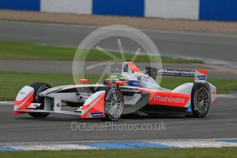 World © Octane Photographic Ltd. FIA Formula E testing – Donington Park 17th August 2015, Mahindra M2ELECTRO. Mahindra – Bruno Senna. Digital Ref : 1368LB1D5696