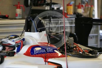 World © Octane Photographic Ltd. FIA Formula E testing – Donington Park 17th August 2015, SRT01-e. Team Aguri – Nicolas Lapierre. Digital Ref : 1368LB1D5829