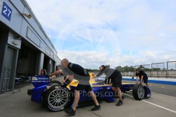 World © Octane Photographic Ltd. FIA Formula E testing – Donington Park 17th August 2015, Renault Z.E.15. Renault e.Dams – Nicolas Prost. Digital Ref : 1368LB5D2655