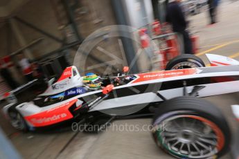 World © Octane Photographic Ltd. FIA Formula E testing – Donington Park 17th August 2015, Mahindra M2ELECTRO. Mahindra – Bruno Senna. Digital Ref : 1368LB5D2749