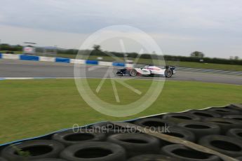 World © Octane Photographic Ltd. FIA Formula E testing – Donington Park 17th August 2015, SRT01-e. Team Aguri – Nicolas Lapierre. Digital Ref : 1368LB5D2869