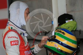 World © Octane Photographic Ltd. FIA Formula E testing – Donington Park 18th August 2015, Mahindra M2ELECTRO. Mahindra – Bruno Senna. Digital Ref : 1369LB1D6043