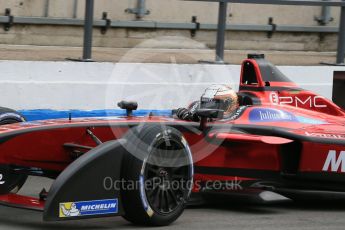 World © Octane Photographic Ltd. FIA Formula E testing – Donington Park 18th August 2015, Venturi VM200-FE-01. Dragon Racing – Jermoe D’Ambrosio. Digital Ref : 1369LB1D6063