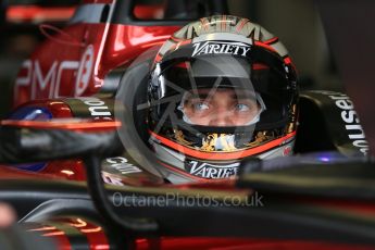 World © Octane Photographic Ltd. FIA Formula E testing – Donington Park 18th August 2015, Venturi VM200-FE-01. Dragon Racing – Jermoe D’Ambrosio. Digital Ref : 1369LB1D6128
