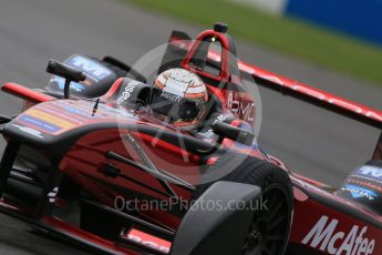 World © Octane Photographic Ltd. FIA Formula E testing – Donington Park 18th August 2015, Venturi VM200-FE-01. Dragon Racing – Jermoe D’Ambrosio. Digital Ref : 1369LB1D6281